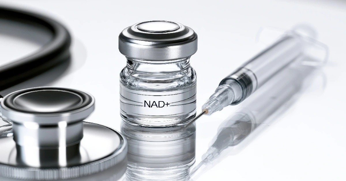 NAD+ Therapy Vial With Syringe by Just Glam Aesthetics in Astoria NY